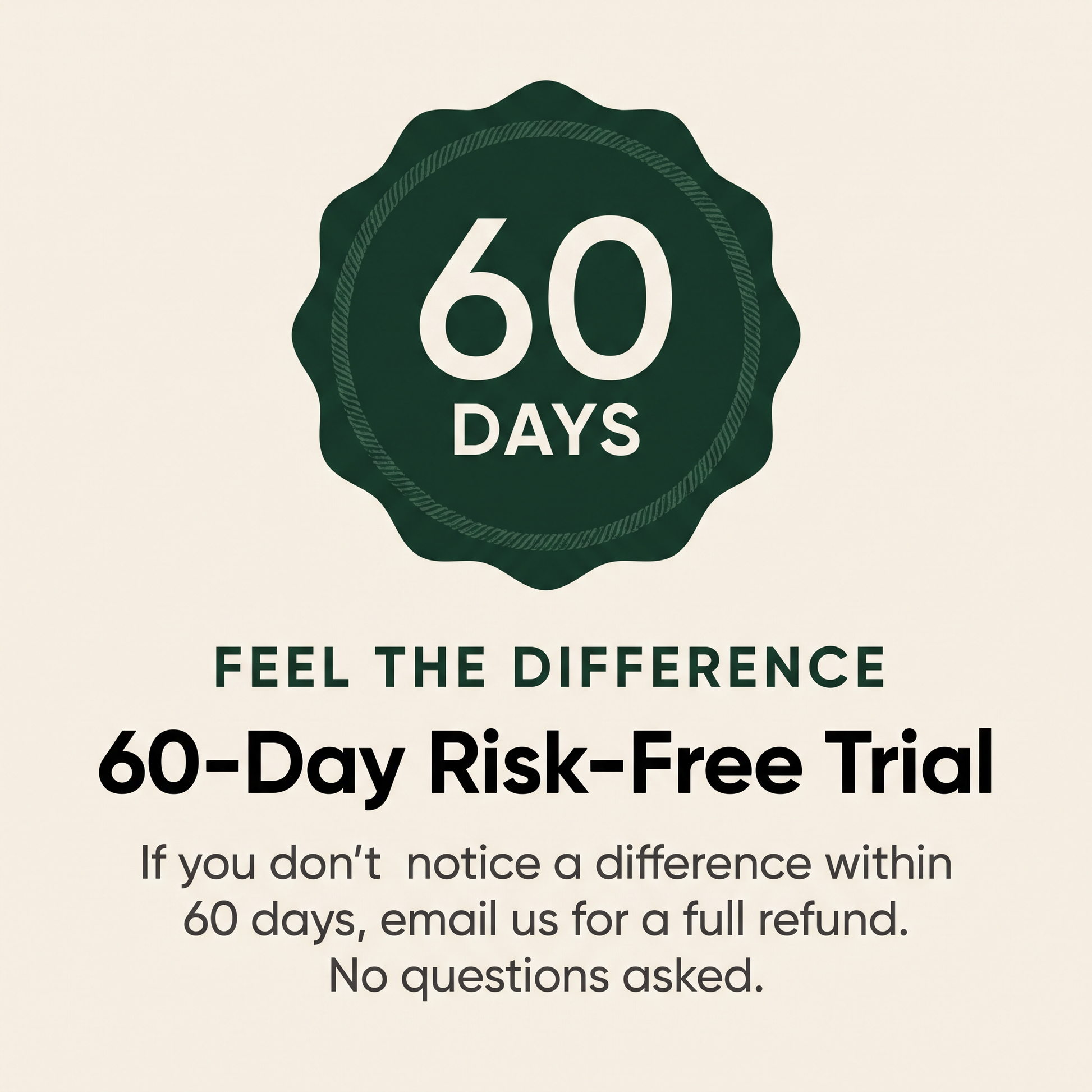 60-day risk-free money-back guarantee badge